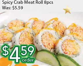 Ample Food Market Spicy crab meat roll offer