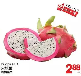 T&T Supermarket Dragon fruit vietnam offer