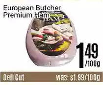 Nations Fresh Foods European butcher premium ham offer
