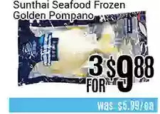 Nations Fresh Foods Sunthai seafood frozen golden pompano offer