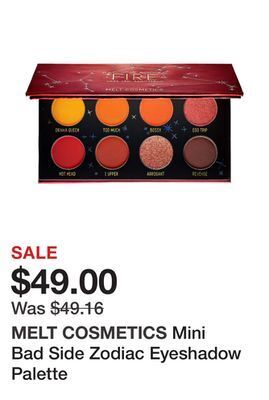Sephora Mini bad side zodiac eyeshadow palette offer