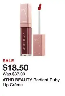 Sephora Radiant ruby lip crème offer