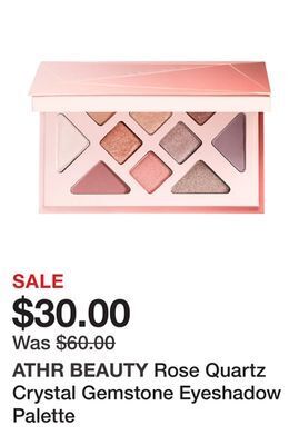 Sephora Rose quartz crystal gemstone eyeshadow palette offer