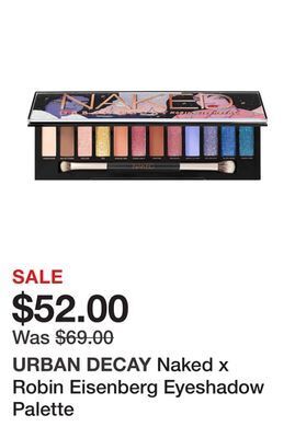 Sephora Naked x robin eisenberg eyeshadow palette offer