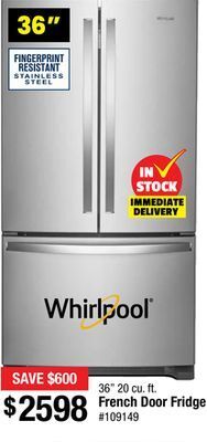 Bad Boy Superstore French door fridge offer