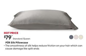 Sleep Country Pür silk pillowcase offer