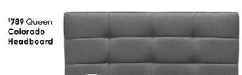Sleep Country Colorado headboard offer