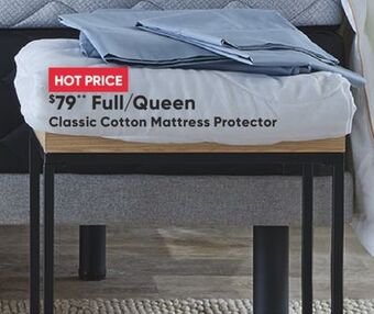 Sleep Country Classic cotton mattress protector offer