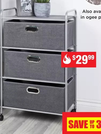 Kitchen Stuff Plus Rollstor fabric storage cart offer