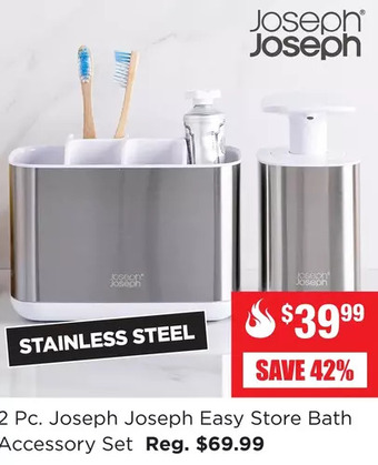 Kitchen Stuff Plus 2 pc. joseph joseph easy store bath accessory set offer