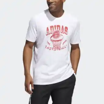 Adidas World of adidas basketball graphic tee offer