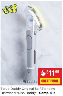 Kitchen Stuff Plus Scrub daddy original self standing dishwand" offer