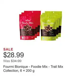Costco Fourmi bionique - foodie mix - trail mix collection, 6 × 200 g offer