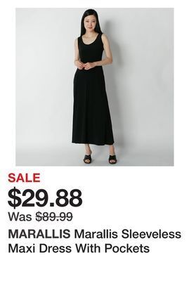 TSC Stores Marallis sleeveless maxi dress with pockets offer