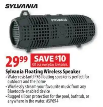 London Drugs Sylvania floating wireless speaker offer