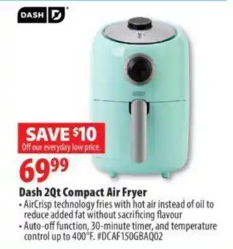 London Drugs Dash 2qt compact air fryer offer