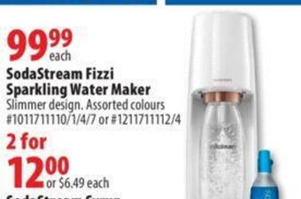 London Drugs Sodastream fizzi sparkling water maker offer