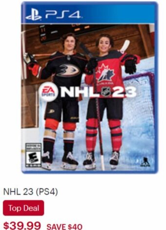 Best Buy NHL 23 offer