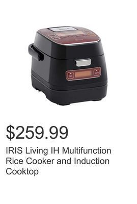 Costco Iris living ih multifunction rice cooker and induction cooktop offer