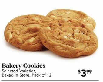 Urban Fare Bakery cookies offer