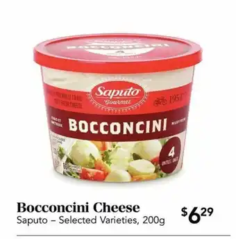 Urban Fare Bocconcini cheese offer