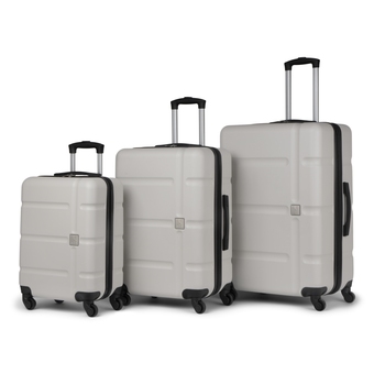 Best Buy The stripes - bondstreet - 3 pieces hardside luggage set - abs/pc blend offer