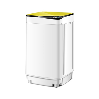 Best Buy Costway full-automatic portable washing machine 7.7lbs washer with germicidal uv-light spinner - yellow offer