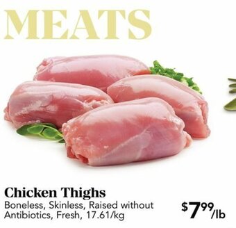 Urban Fare Chicken thighs offer