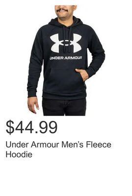 Under armour men's fleece hoodie offer at Costco