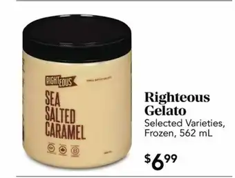 Urban Fare Righteous gelato offer