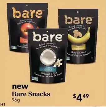 Urban Fare New bare snacks offer