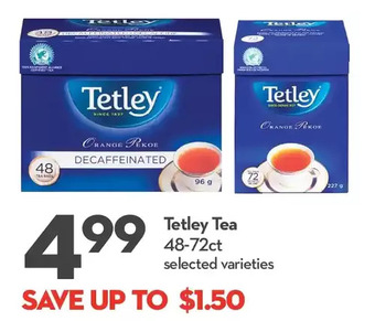 Longo's Tetley tea offer