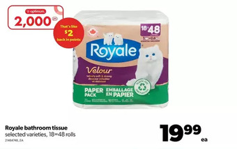 Real Canadian Superstore Royale bathroom tissue offer