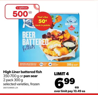 Real Canadian Superstore High liner battered fish or pan sear offer