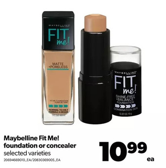 Real Canadian Superstore Maybelline fit me! foundation or concealer offer