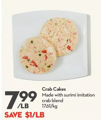 Longo's Crab cakes offer