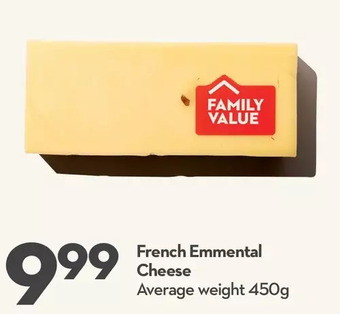 Longo's French emmental cheese offer