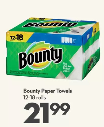 Longo's Bounty paper towels offer