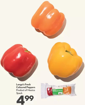 Longo's Longo's fresh coloured peppers offer