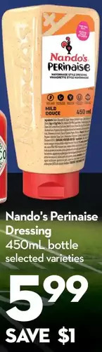 Longo's Nando's perinaise dressing offer