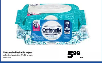 Real Canadian Superstore Cottonelle flushable wipes offer