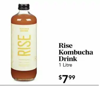 Urban Fare Rise kombucha drink offer