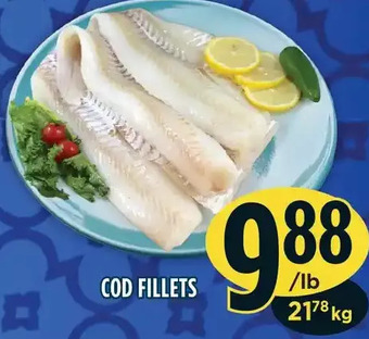 Marché Adonis Cod fillets offer
