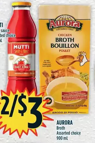 Marché Adonis Aurora broth offer