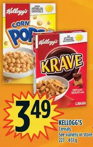 Marché Adonis Kellogg's cereals offer