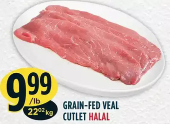 Marché Adonis Grain-fed veal cutlet offer