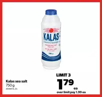 Real Canadian Superstore Kalas sea salt 750g offer