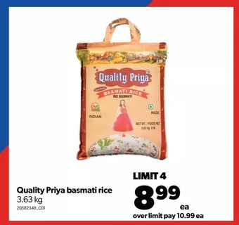 Real Canadian Superstore Quality priya basmati rice offer