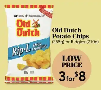 Urban Fare Old ditch potato chips offer