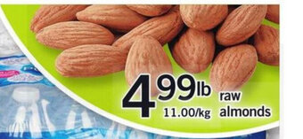 Fortinos Raw almonds offer